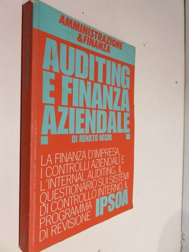 Auditing finanza aziendale - auditing, e