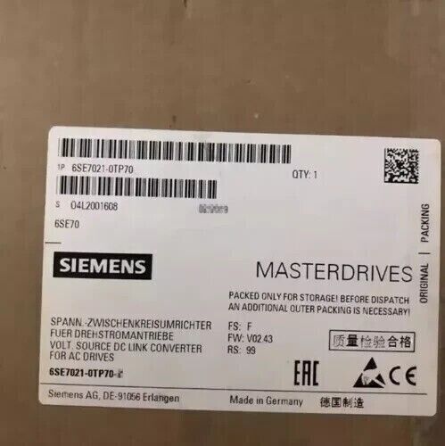 6se7021 0tp70 nuovo siemens - 6se7021-0tp70,
